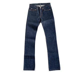 A.P.C. New Cure H Jean Tres Etroit Dark Wash Super Slim Raw Japanese Denim